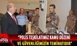 Cumhurbaşkanı Tatar, Polis Okulu'nu ziyaret etti