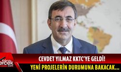 Türkiye Cumhurbaşkanı Yardımcısı Cevdet Yılmaz, KKTC'ye geldi...