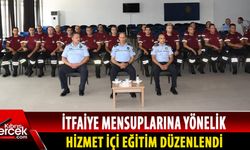 itfaiye mensuplarına yönelik eğitim düzenlendi