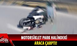 Osman Örek Caddesi'nde motorsikletli kaza!