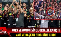 Şanlıurfaspor Kupayı Alırken Vali ve Başkan Arasında Kavga Yaşandı