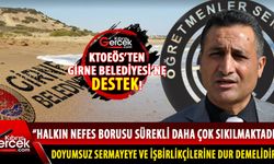 KTOEÖS'ten, Girne Belediyesi'nin kıyıların peşkeşini durdurma mücadelesine destek açıklaması yapıldı!