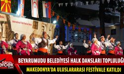 Beyarmudu Belediyesi Halk Dansları Topluluğu Makedonya’da “Veles Folk Fest”e katıldı!