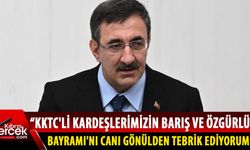TC Cumhurbaşkanı Yardımcısı Cevdet Yılmaz, KKTC'nin Barış ve Özgürlük Bayramı'nı tebrik etti