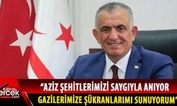 Milli Eğitim Bakanı Çavuşoğlu’nun 20 Temmuz Barış ve Özgürlük Bayramı mesajı…