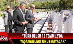 Türkiye’deki darbe girişimde hayatını kaybedenler Boğaz Şehitliği’nde düzenlenen törenle anıldı