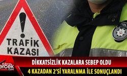 Son 24 saatte Gazimağusa ve Girne'de meydana gelen trafik kazaları