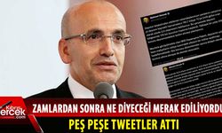 Bakan Şimşek twitter hesabı üzerinden önemli açıklamalar yaptı