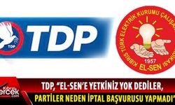 TDP, EL-SEN'in Kamu İhale (Değişiklik) Yasası iptal başvurusu hakkında açıklama yaptı