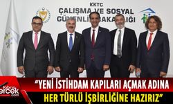Çalışma ve Sosyal Güvenlik Bakanı Gardiyanoğlu, Telsim heyetini kabul etti