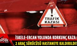 İskele-Ercan Anayolu'nun 3-4. kilometreleri arasında kaza!