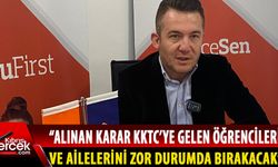 Kıbrıs Üniversiteler Birliği Başkanı Arslanbaş, kredi kartlarıyla ilgili kararı üzüntüyle karşıladıklarını belirtti