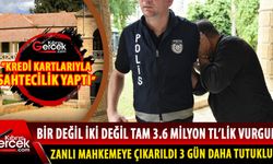 Kredi kartı ile 4 milyon TL'ye yakın vurgun yaptı!