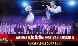 Mehmetçik Üzüm Festivali sona erdi!