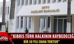 "Kıbrıs Rum devleti Kıbrıs Türk halkını temsil etmedi ve edemeyecek"