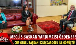 Görüşmede Kılıçdaroğlu'na TBMM Başkanvekili ve Denizli Milletvekili Gülizar Biçer Karaca eşlik etti