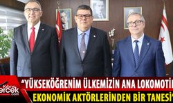 Maliye Bakanı Berova, İTÜ-KKTC Eğitim Araştırma Yerleşkeleri Rektörü Sarı’yı kabul etti