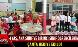 Çatalköy – Esentepe Belediyesi okul çantası dağıttı