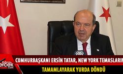 Cumhurbaşkanı Tatar yurda döndü