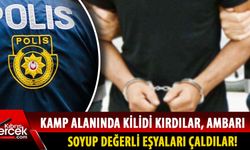 Kamp ambarı soyuldu!