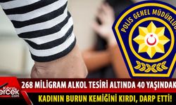 Lefke'de alkol tesiri altında kadına şiddet!