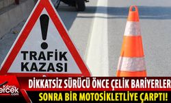 Girne - Alsancak Çevre Yolu'nda kaza! 1 ağır yaralı!