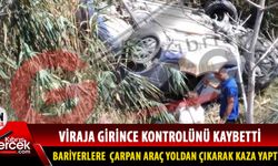 Geçitköy yolunda trafik kazası: Şengül Akıncı yaralandı!