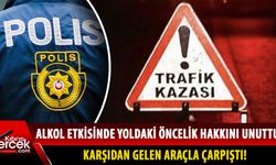 Alkollü sürücünün çarptığı araçtaki 4 kişi yaralandı!