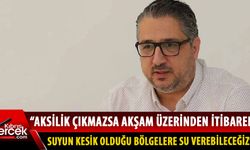 Şenkul'dan su hattı arızası hakkında açıklama!