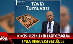 Tavla turnuvası 9 Eylül'de....