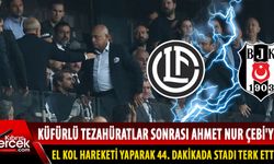 TFF Başkanı Mehmet Büyükekşi Beşiktaş - Lugano maçını terk etti!