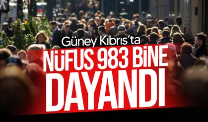 Güney Kıbrıs’ta Nüfus 2024 Sonunda 983 Bine Yaklaştı