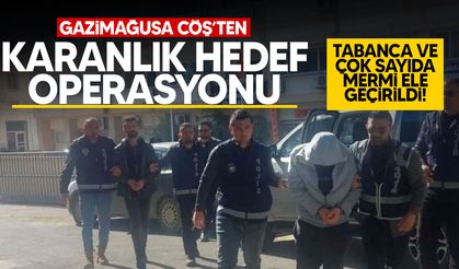 Gazimağusa’da “Karanlık Hedef” Operasyonu: Arazide Saklanan Silah Ele Geçirildi, 2 Kişi Tutuklandı