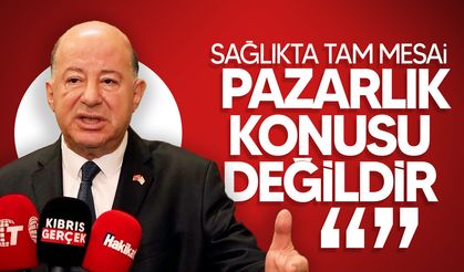 Sağlık Bakanı Dinçyürek’ten sağlıkta tam mesai açıklaması