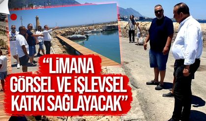 Ataoğlu: Girne Antik Liman’a yeni iskeleyle önemli katkı sağlanacak