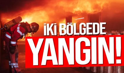 Taşkent ve Mevlevi’de yangın