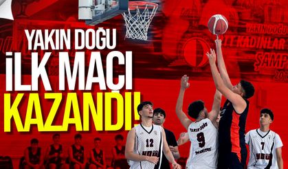 Yakın Doğu final serisine galibiyetle başladı