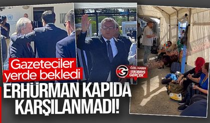 BM zirvesinde dikkat çeken detaylar: Gazeteciler yerde bekledi, Erhürman kapıda karşılanmadı!