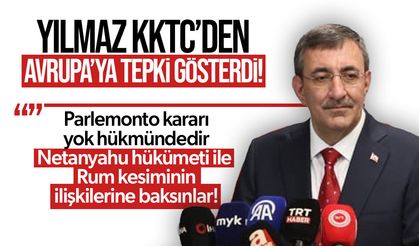 Cevdet Yılmaz'dan AP'nin Kıbrıs kararına sert tepki: "Bu kararı tanımıyoruz"