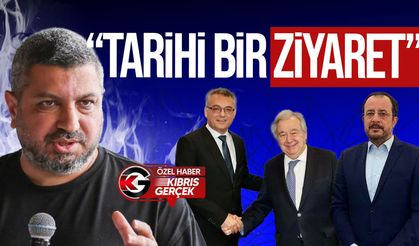 Kişmir, Guterres’in, Kıbrıs ziyaretini Kıbrıs Gerçek Haber Sitesine değerlendirdi