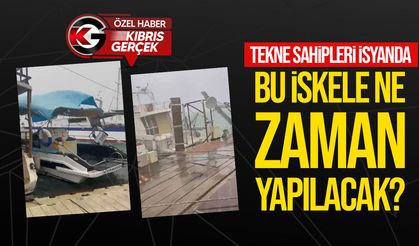 Mağusa Yat Limanı’nda tekne sahipleri isyanda: “İskele yıkılmak üzere”
