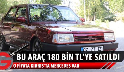 Tofaş 180 bin TL'ye satıldı