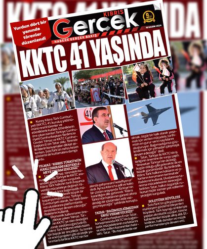 16 KASIM 2024 KIBRIS GERÇEK MANŞET