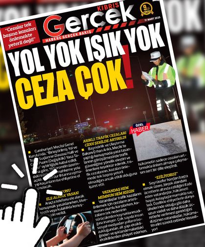 11 MART 2025 KIBRIS GERÇEK MANŞET