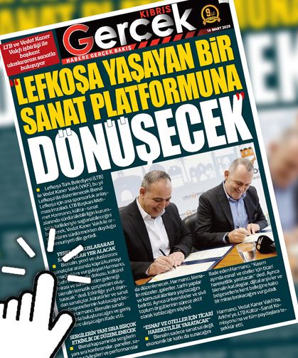 14 MART 2025 KIBRIS GERÇEK MANŞET