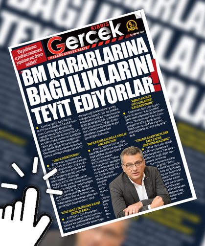 22 NİSAN 2025 KIBRIS GERÇEK MANŞET