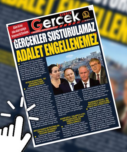 24 NİSAN 2025 KIBRIS GERÇEK MANŞET