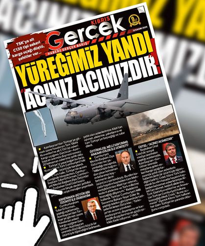 12 KASIM 2025 KIBRIS GERÇEK MANŞET