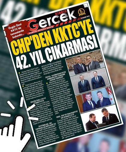 15 KASIM 2025 KIBRIS GERÇEK MANŞET