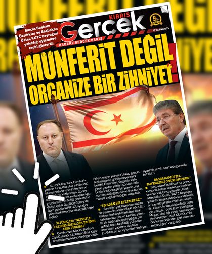 17 KASIM 2025 KIBRIS GERÇEK MANŞET